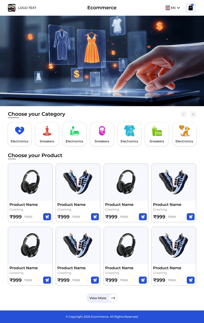 Ecommerce WhatsApp Store Template