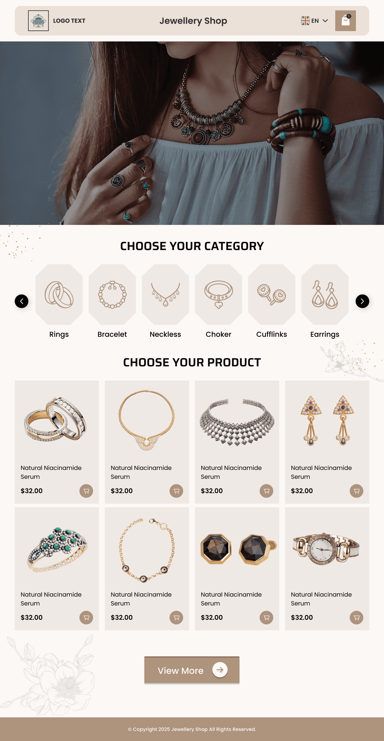 Jewellery WhatsApp Store Template